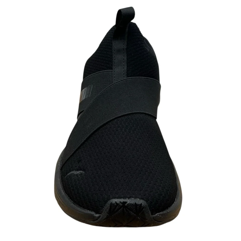 Puma Women's Better Foam Prowl Slip-on Knit Sneaker Size 7 Solid Black Stretch